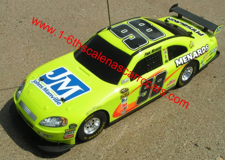 nascar rc body shells